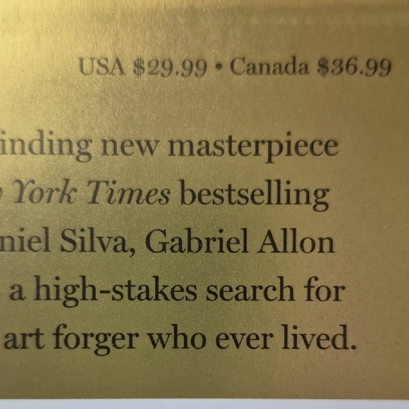 Daniel Silva First Edition Signed Copy! - Picture 3 of 9